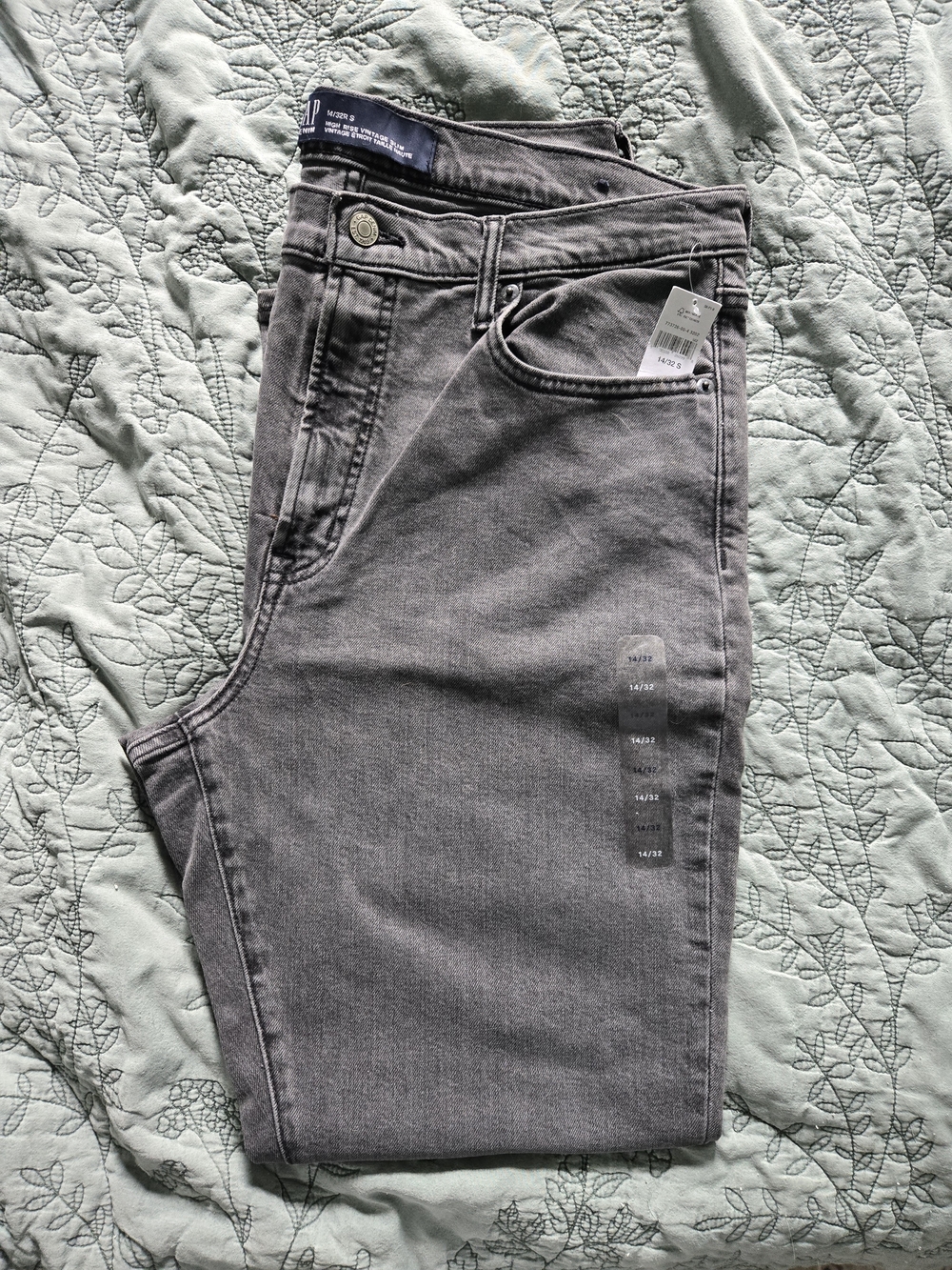 Women's High-Rise Slim Jeans in Gray